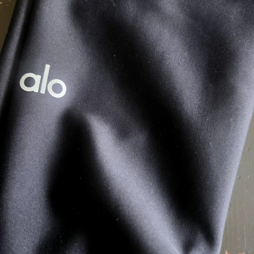 Alo Yoga Sequence High-Rise Leggings Women's XS Reflective Black Full Length